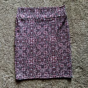 LuLaRoe XL multi color skirt